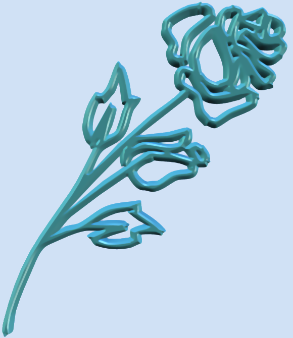 Synthetic Rose By Arash Partow