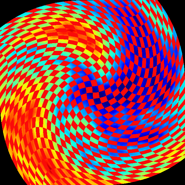 C++ Bitmap Library Swirl Effect Example - By Arash Partow