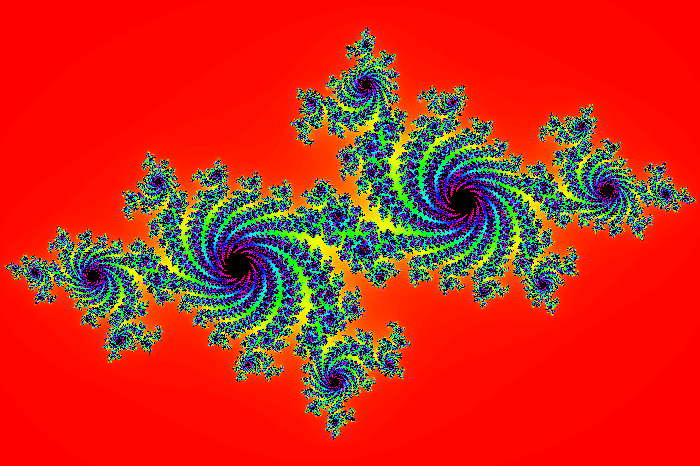 C++ Bitmap Library Julia Set Fractal - By Arash Partow